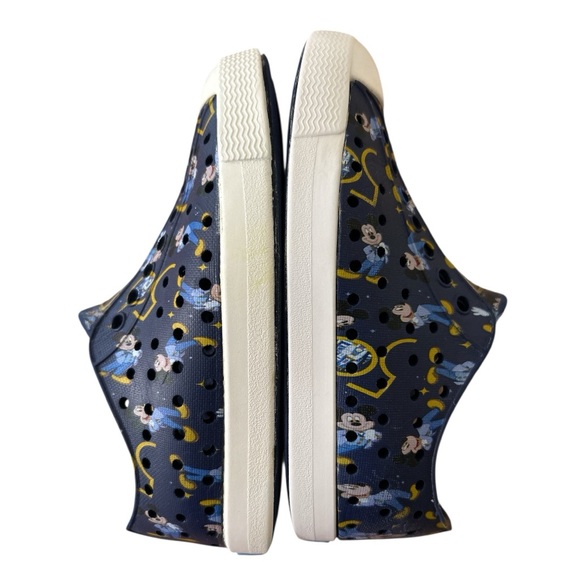 Disney X Native Girls Navy 50th Anniversary Mickey Mouse Slip On Sneakers - Picture 6 of 9